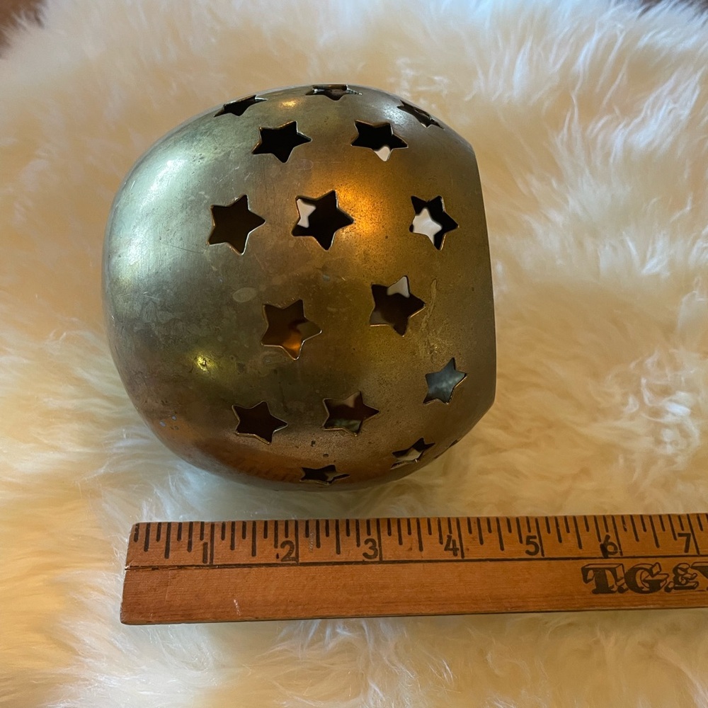 VTG solid brass votive candle holder - Picture 7 of 7